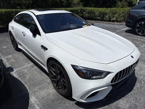 Polar White 2021 Mercedes-Benz AMG GT 63 S 4-Door