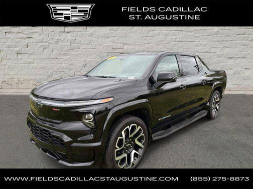 Black 2025 Chevrolet Silverado EV RST