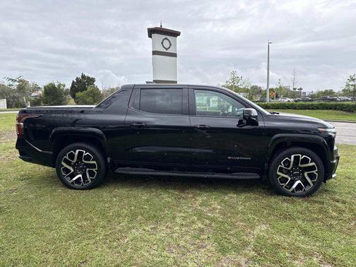 Black 2025 Chevrolet Silverado EV RST