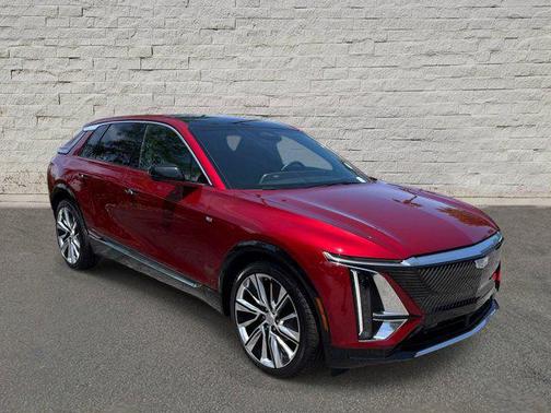 Radiant Red Tintcoat 2025 Cadillac LYRIQ Luxury