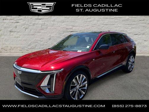 Radiant Red Tintcoat 2025 Cadillac LYRIQ Luxury