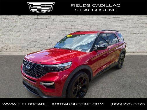 Red Metallic 2023 Ford Explorer ST