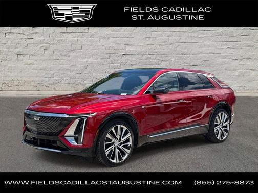 Radiant Red Tintcoat 2025 Cadillac LYRIQ Luxury