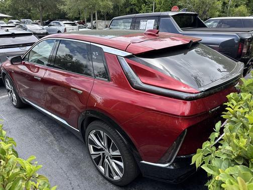 Radiant Red Tintcoat 2025 Cadillac LYRIQ Luxury