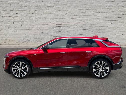 Radiant Red Tintcoat 2025 Cadillac LYRIQ Luxury