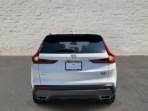 Platinum White Pearl 2025 Honda CR-V Hybrid Sport Touring AWD