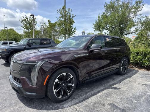 Black Cherry Tintcoat 2025 Cadillac Escalade IQ Sport 1