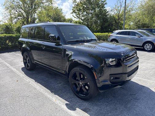 Santorini Black 2025 Land Rover Defender V8