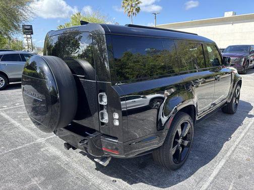 Santorini Black 2025 Land Rover Defender V8