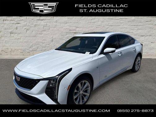 Vibrant White Tricoat 2026 Cadillac CT5 Premium Luxury