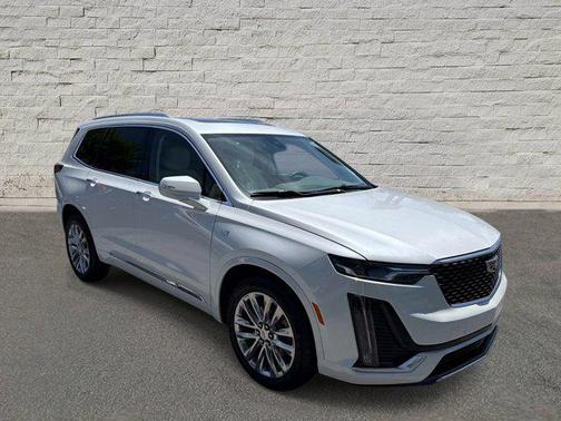 Crystal White Tricoat 2025 Cadillac XT6 Premium Luxury AWD