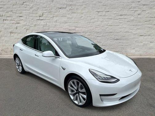 Pearl White Multi-Coat 2019 Tesla Model 3 Standard Range Plus