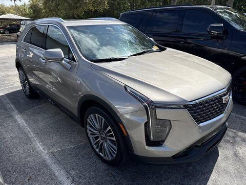 Latte Metallic 2024 Cadillac XT4 Premium Luxury