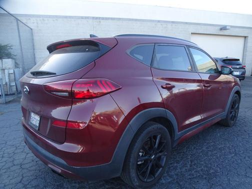 Gemstone Red 2019 Hyundai TUCSON Night