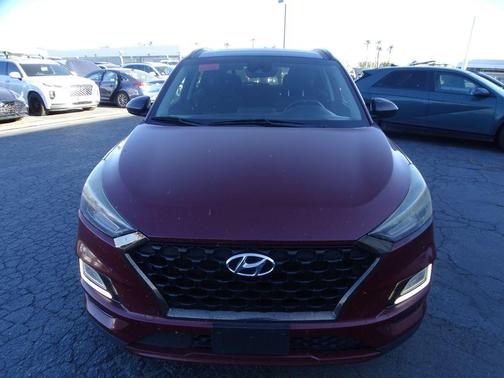Gemstone Red 2019 Hyundai TUCSON Night