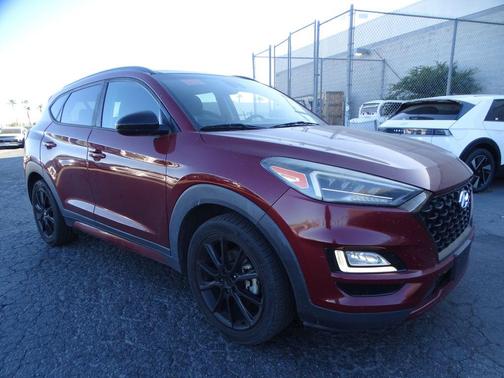 Gemstone Red 2019 Hyundai TUCSON Night