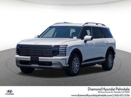 Creamy White Pearl 2026 Hyundai Palisade Hybrid Blue SEL 7P