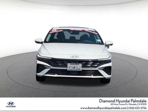 Serenity White 2025 Hyundai ELANTRA SEL