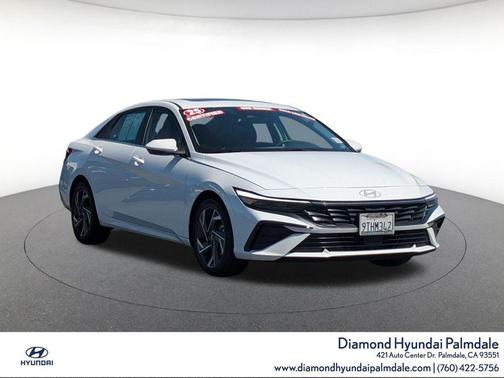 Serenity White 2025 Hyundai ELANTRA SEL