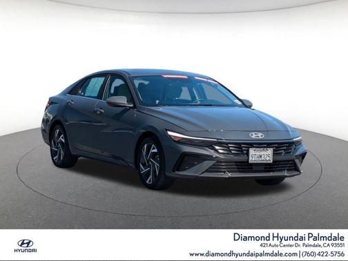 Ecotronic Gray 2025 Hyundai ELANTRA Limited