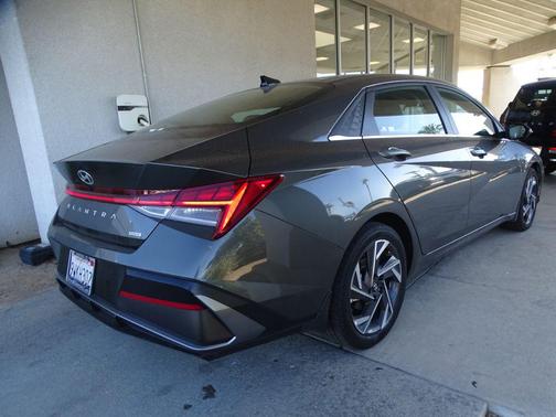 Amazon Gray 2025 Hyundai ELANTRA HEV Limited