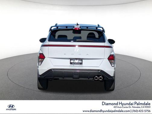 Atlas White 2025 Hyundai KONA N Line S