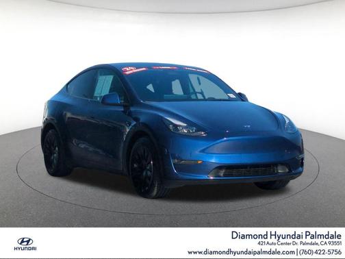 Deep Blue Metallic 2024 Tesla Model Y Long Range Dual Motor All-Wheel Drive