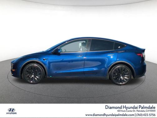 Deep Blue Metallic 2024 Tesla Model Y Long Range Dual Motor All-Wheel Drive