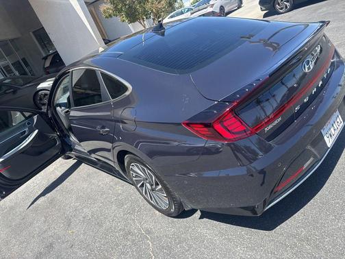 Carbon Blue 2023 Hyundai SONATA Hybrid Limited