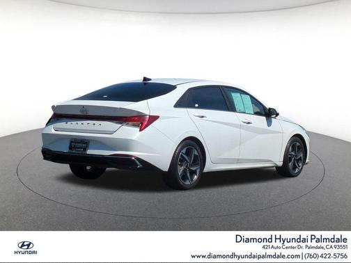 Quartz White 2021 Hyundai ELANTRA SEL