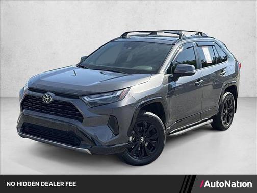 Magnetic Gray Metallic 2025 Toyota RAV4 Hybrid SE