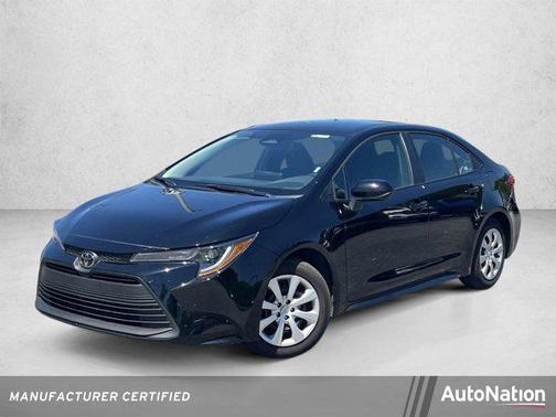 Midnight Black Metallic 2026 Toyota Corolla LE
