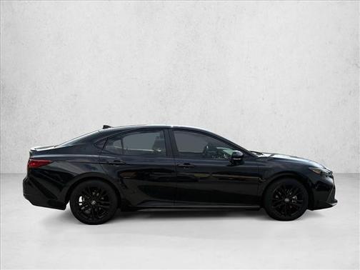 Midnight Black Metallic 2025 Toyota Camry SE