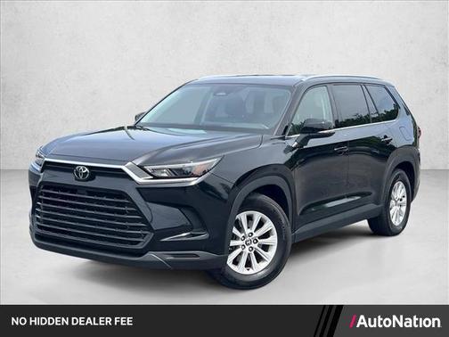 Midnight Black Metallic 2025 Toyota Grand Highlander XLE