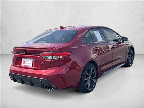 Ruby Flare Pearl 2025 Toyota Corolla SE