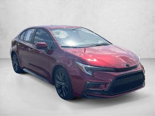 Ruby Flare Pearl 2025 Toyota Corolla SE