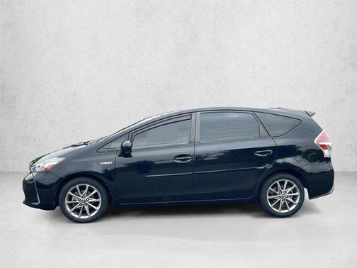 Midnight Black Metallic 2017 Toyota Prius v Five