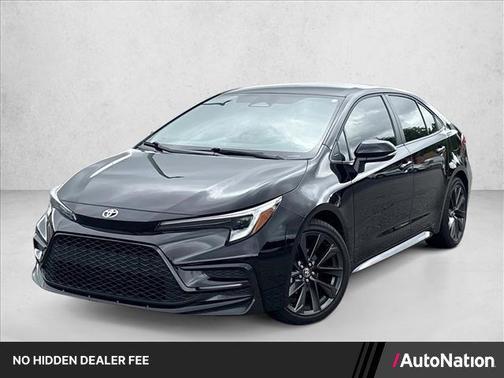 Midnight Black Metallic 2024 Toyota Corolla SE