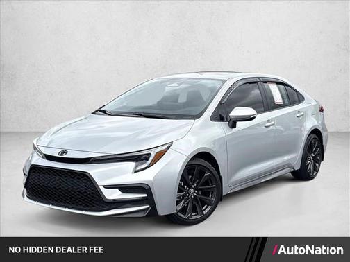 Classic Silver 2025 Toyota Corolla XSE