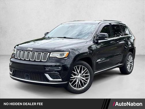 Diamond Black Crystal Pearlcoat 2017 Jeep Grand Cherokee Summit