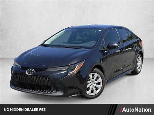 Black Sand Pearl 2022 Toyota Corolla LE