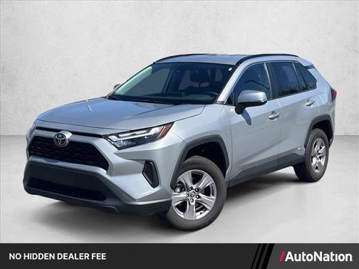 Silver Sky Metallic 2025 Toyota RAV4 Hybrid XLE