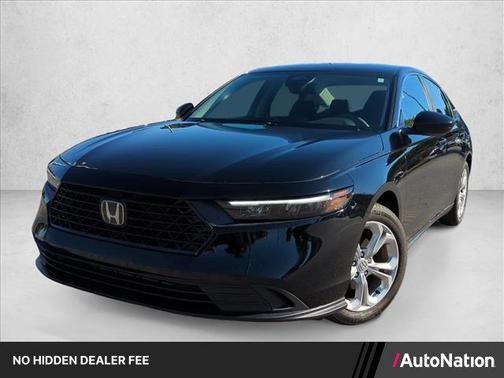 Crystal Black Pearl 2025 Honda Accord LX 1.5T