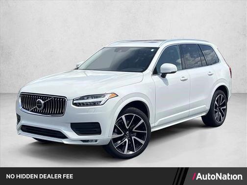 Ice White 2021 Volvo XC90 T6 Momentum