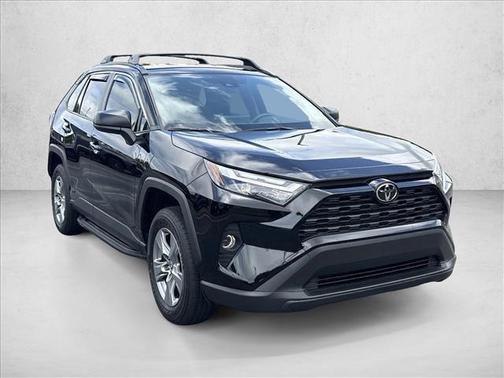 Midnight Black Metallic 2025 Toyota RAV4 Hybrid LE