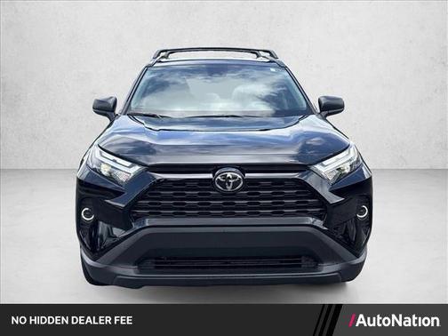 Midnight Black Metallic 2025 Toyota RAV4 Hybrid LE
