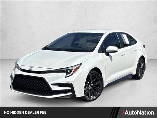 Wind Chill Pearl 2025 Toyota Corolla SE