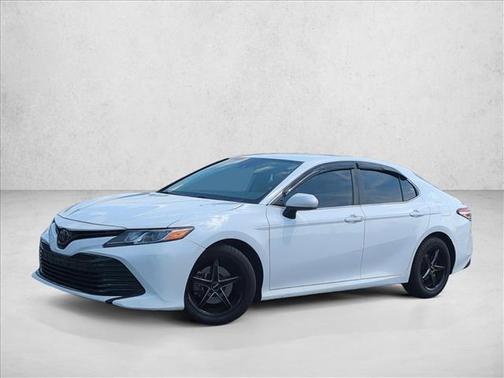 Super White 2019 Toyota Camry LE