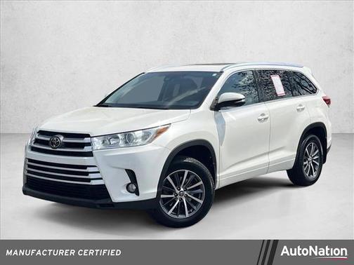 Blizzard Pearl 2017 Toyota Highlander XLE