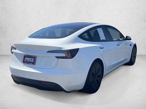 Pearl White Multi-Coat 2025 Tesla Model 3 Long Range